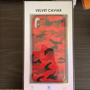 iPhone XS Max velvet caviar red Camo